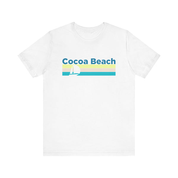 Cocoa Beach, Florida T Shirt - Sailboat Graphic Tee