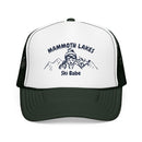Mammoth Lakes, California Ski Babe Trucker Hat — Foam Mesh Cap-7