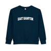 East Hampton, New York Toddler Sweatshirt - East Hampton Toddler Crewneck Sweatshirt