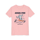 Angel Fire, New Mexico Yeti Snowboard Youth Tee - Kids Skiing Shirt-5