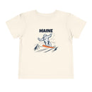 Maine Yeti Snowboard Toddler Tee-1