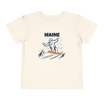 Maine Yeti Snowboard Toddler Tee