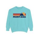 Montana Mountain Stripes Sweatshirt | Comfort Colors - 100% Cotton-7