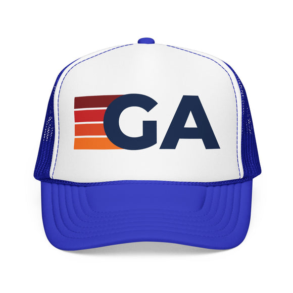 Georgia Trucker Hat - GA Abbr retro cap