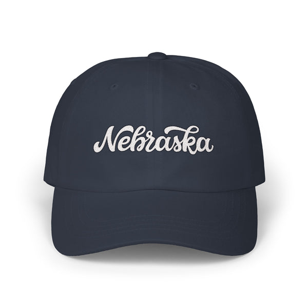 Nebraska Dad Hat - Embroidered Nebraska Classic Dad Cap