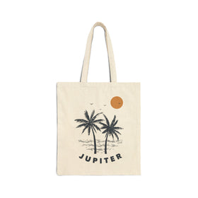 Jupiter, Florida Tote Bag - Cotton Canvas Jupiter Bag