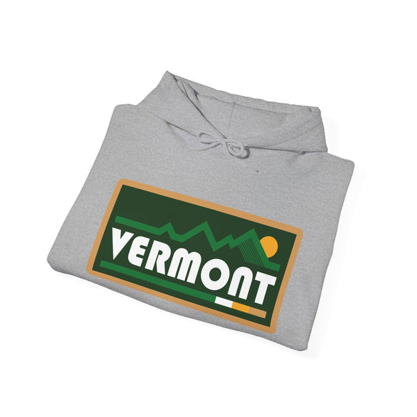 Vermont Hoodie - Sun Unisex Vermont Hoodie Graphic Sweatshirt