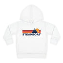 Steamboat, Colorado Toddler Hoodie - Unisex Mountain Steamboat Pullover Sweatshirt, Kids Hooded Jumper, Colorado Souvenir-1