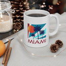 Miami, Florida Mug - Retro 11oz Ceramic Miami Mug-4