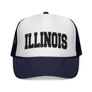 Illinois Retro Collegiate Style Trucker Hat-6
