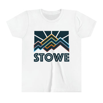 Buy white Stowe, Vermont Youth T-Shirt - Kids Stowe Shirt