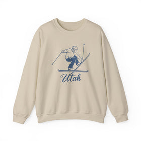Utah Sweatshirt - Vintage Skiing Graphic Crewneck - 0