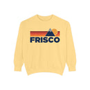 Frisco, Colorado Mountain Stripes Sweatshirt | Comfort Colors - 100% Cotton-2