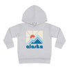 Alaska Toddler Hoodie - Minimal Style Unisex Alaska Toddler Sweatshirt