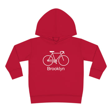 Buy vintage-red Brooklyn, New York Toddler Hoodie - Bike