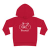 Brooklyn, New York Toddler Hoodie - Bike