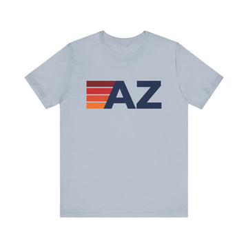 Buy light-blue Arizona Retro Stripes T-Shirt | Arizona State Tee