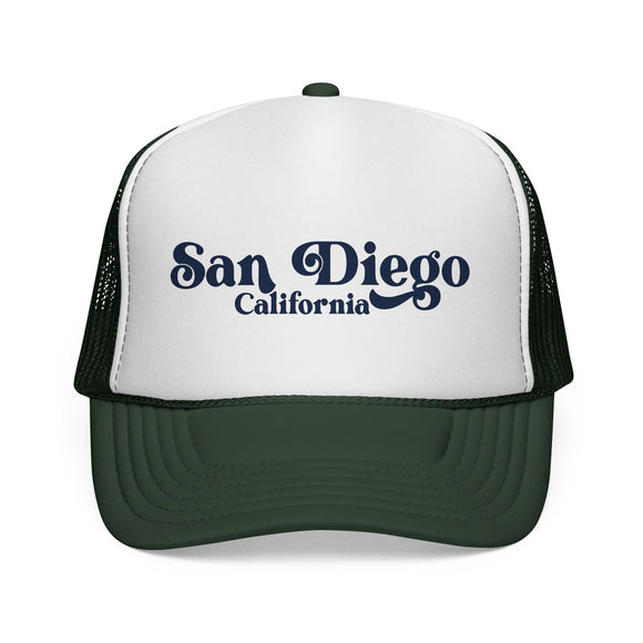 San Diego, California Retro Trucker Hat