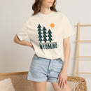 Wyoming T Shirt, Comfort Colors Cotton 100% Cotton Trees Tee-8