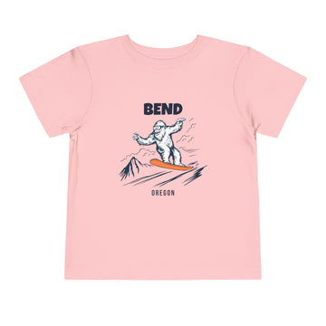 Buy pink Bend, Oregon Yeti Snowboard Toddler Tee
