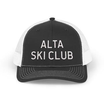 Alta, Utah Snapback Trucker Cap - Embroidered Alta Hat - 0