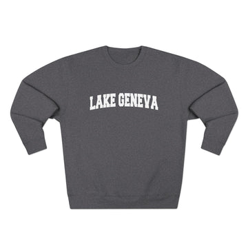 Premium Lake Geneva, Wisconsin Retro Graphic Sweatshirt