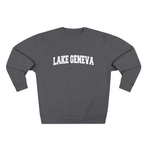Premium Lake Geneva, Wisconsin Retro Graphic Sweatshirt