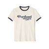 Portland, Oregon Cotton Ringer Graphic Tee - Unisex Portland T Shirt, Vintage Style Tee, Men's/Women's Tee
