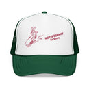 North Conway, New Hampshire Ski Bunny Foam Trucker Hat-5