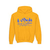 Retro Fort Collins, Colorado Youth Hoodie - Mountain Fort Collins, Colorado Kids Sweatshirt, Cute Fort Collins, Colorado Children's Pullover