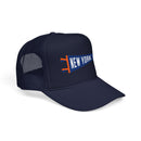 New York Pennant Trucker Hat — Retro Flag Foam Cap-6