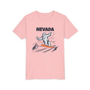 Nevada Yeti Snowboard Youth Tee - Kids Skiing Shirt-5