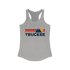 Truckee, California Women's Racerback Tank Top - Mountain Lover Sleeveless Shirt, Women's Truckee Hiking Tank