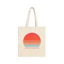 North Carolina Cotton Canvas North Carolina Tote Bag - Retro 80s-1