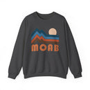 Moab, Utah Sweatshirt Retro Mountains, Moab Unisex Graphic Crewneck-3