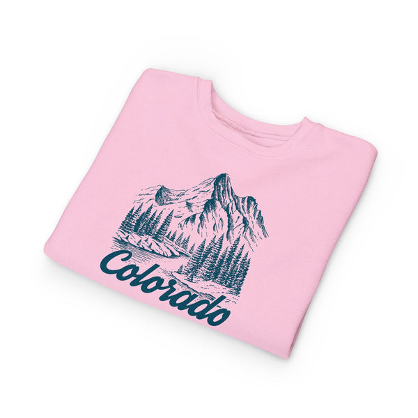 Colorado Toddler Sweatshirt - Colorado Toddler Crewneck Sweatshirt