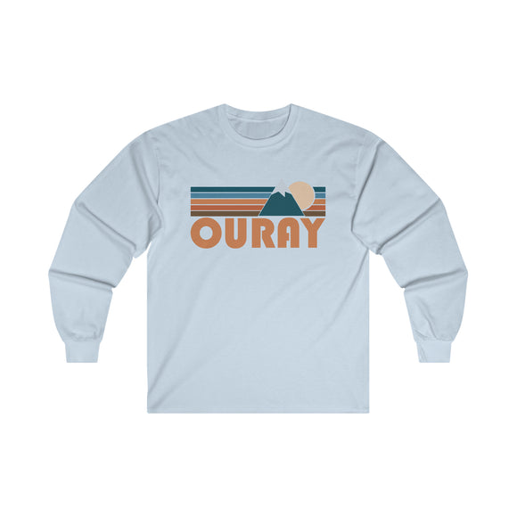 Ouray, Colorado Long Sleeve Shirt - Retro Unisex Ouray Long Sleeve Tee