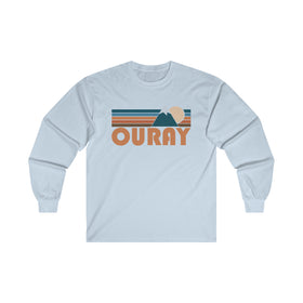 Ouray, Colorado Long Sleeve Shirt - Retro Unisex Ouray Long Sleeve Tee