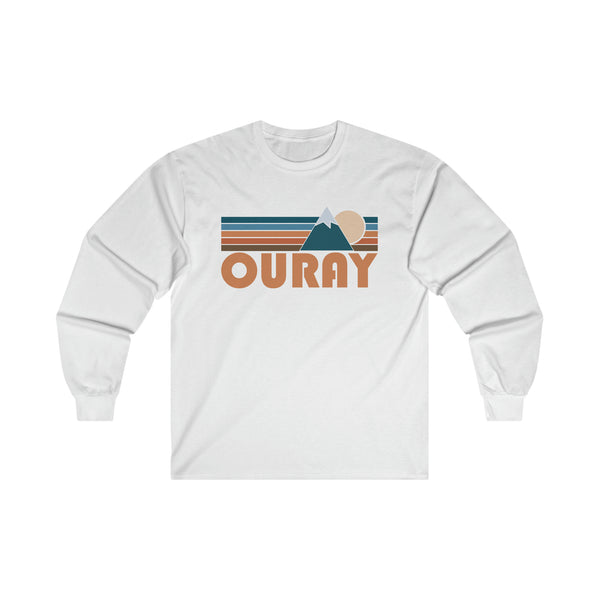 Ouray, Colorado Long Sleeve Shirt - Retro Unisex Ouray Long Sleeve Tee