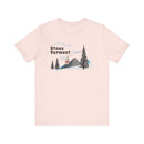 Stowe, Vermont T-Shirt - Retro Ski Mountain Gondola Unisex Stowe Shirt-1