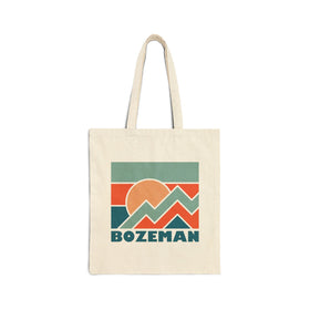 Bozeman, Montana Cotton Canvas Bozeman Tote Bag