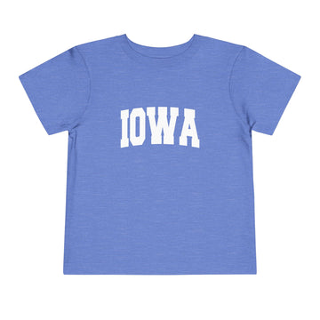 Iowa Toddler Graphic Tee - Kids Iowa Vacation T-Shirt - 0