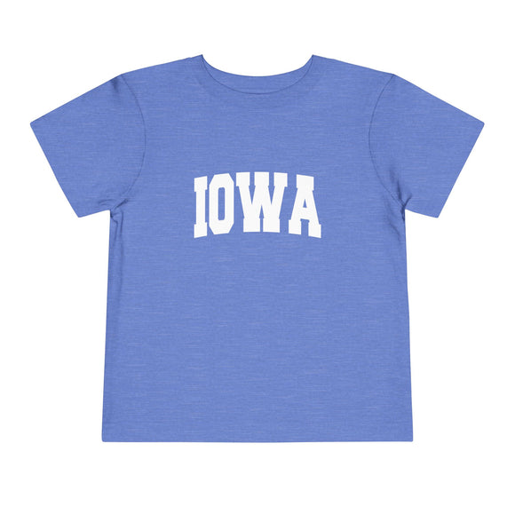 Iowa Toddler Graphic Tee - Kids Iowa Vacation Shirt