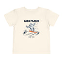 Lake Placid, New York Yeti Snowboard Toddler Tee-1