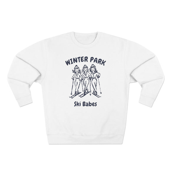 Premium Winter Park, Colorado Ski Babes Sweatshirt