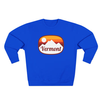 Buy royal-blue Premium Vermont Sweatshirt - Retro Unisex Sweatshirt
