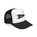 Isle Royale National Park Pennant Trucker Hat — Vintage Foam Mesh Cap-9
