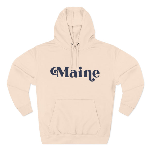 Premium Maine Retro Hoodie