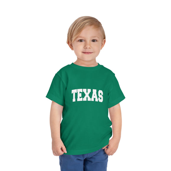 Texas Toddler Graphic Tee - Kids Texas Vacation T-Shirt