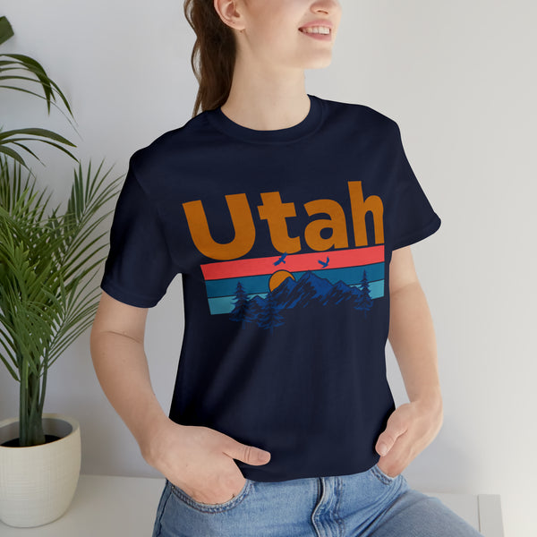 Utah T-Shirt - Mountain Sunset Unisex Utah Shirt